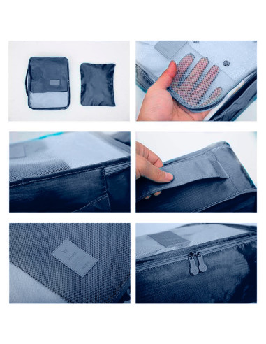 Ensemble 6 organiseurs voyage imperméables pour...