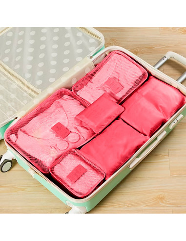 Ensemble 6 organiseurs voyage imperméables pour...