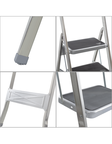 Échelle aluminium 3 marches SCAB 132cm art.760...