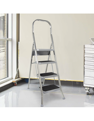 Échelle aluminium 4 marches SCAB 157cm art.761...