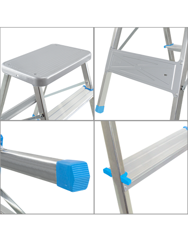 Tabouret 3 marches SCAB en aluminium H64cm...