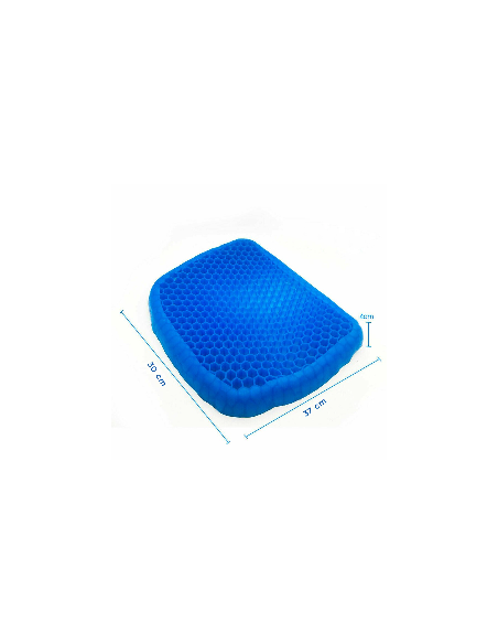 2 coussins anti-escarres gel respirant pour de longues heures assises 37x30x4cm