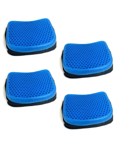 4 coussins anti-escarres gel respirant assis pendant...