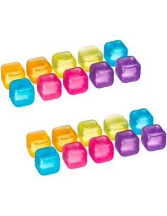 Glaçons Réutilisables en Silicone Lot de 20 Glaçons Colorés