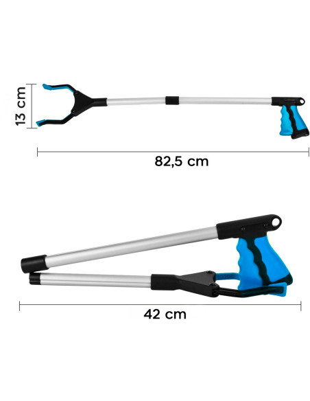 Pince télescopique pour ramasser des objets avec pince pliable de 82 cm de long