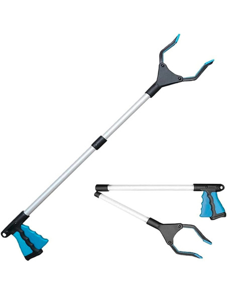Pince télescopique pour ramasser des objets avec pince pliable de 82 cm de long