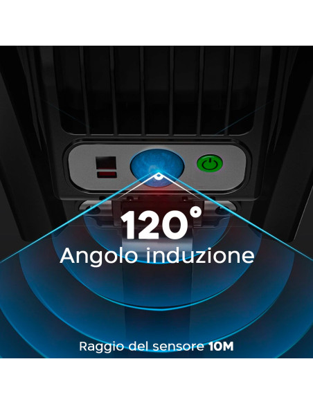 Lampe Solaire Phare Lanterne 80W W779B avec Détecteur Mouvement et Télécommande