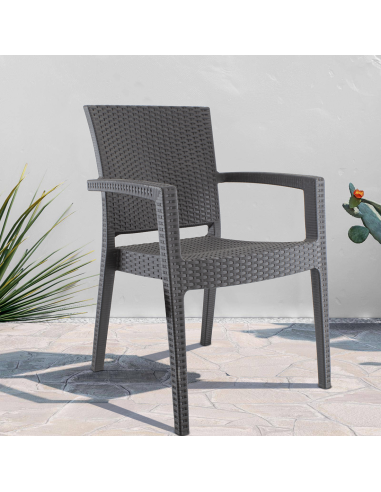 Ensemble 2 chaises d'extérieur CATAS résine...