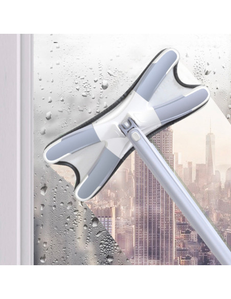 Balai serpillière Twist Clean Floor avec brosse rotative à 360°  en microfibre