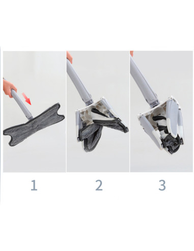 Balai serpillière Twist Clean Floor avec brosse...