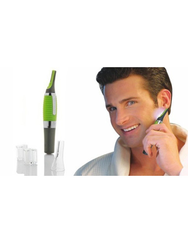 Rasoir Microtouch Micro Max avec LED, modèle vert