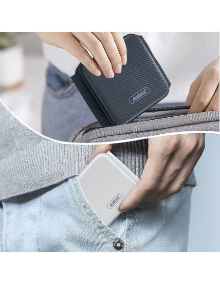 Base de charge magnétique 3 en 1 Chargeur sans fil pliable, deux couleurs