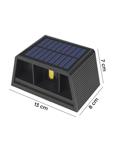 Applique solaire à double émission de chaleur...