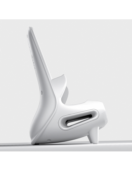 Le chargeur à induction sans fil amplifie le son pour les smartphones