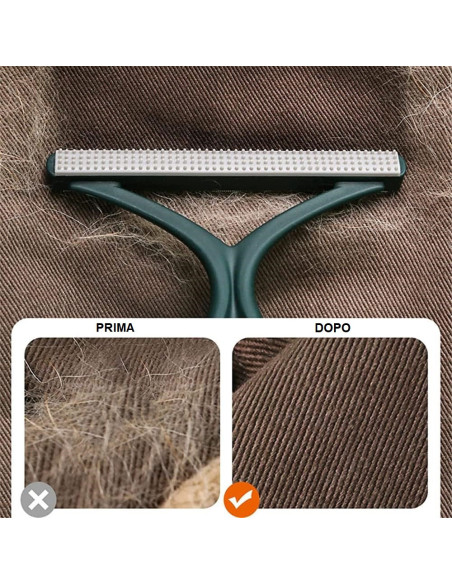 Ensemble de 2 Enleveurs de Peluches Manuelles Brosse Gratte-Peluches Portable