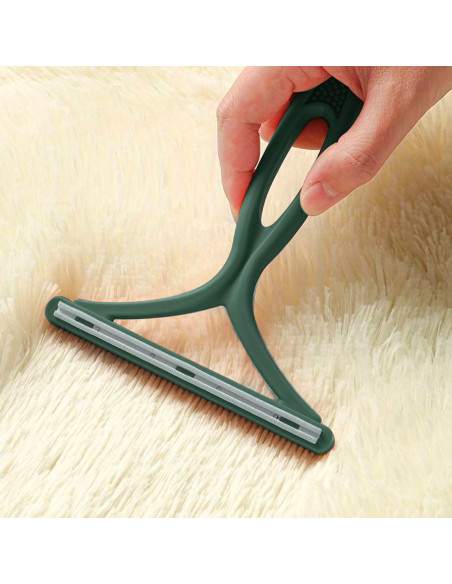 Ensemble de 2 Enleveurs de Peluches Manuelles Brosse Gratte-Peluches Portable