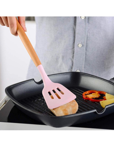 Set 12 ustensiles cuisine silicone qualité...