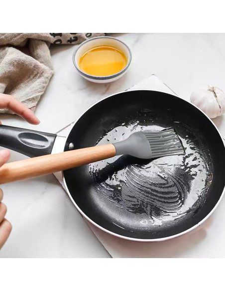 Set 12 ustensiles cuisine silicone qualité alimentaire antiadhésifs résistants