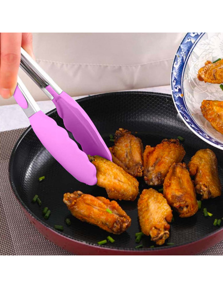 Set 12 ustensiles cuisine silicone qualité alimentaire antiadhésifs résistants