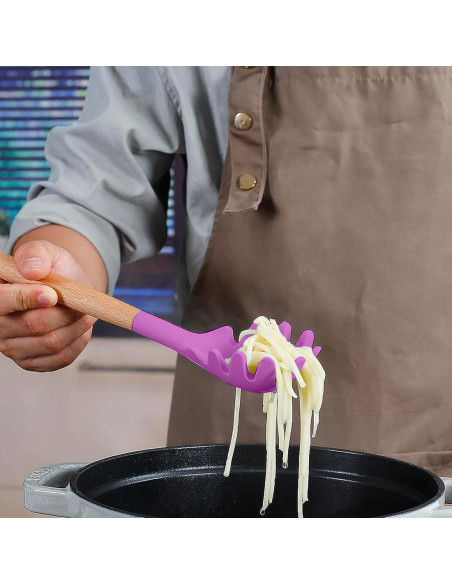 Set 12 ustensiles cuisine silicone qualité alimentaire antiadhésifs résistants