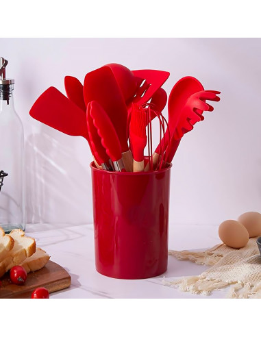 Set 12 ustensiles cuisine silicone qualité...