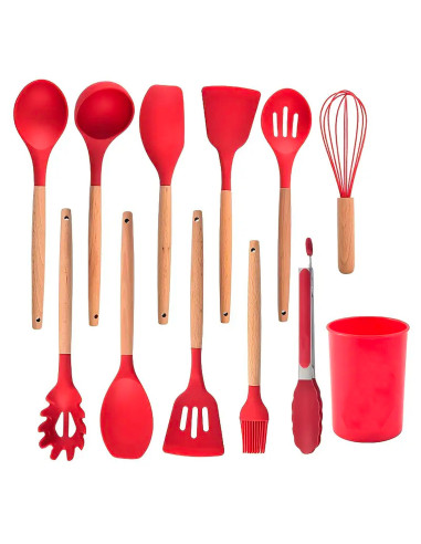 Set 12 ustensiles cuisine silicone qualité...