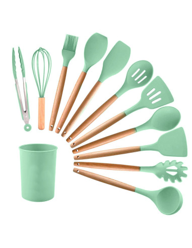 Set 12 ustensiles cuisine silicone qualité...