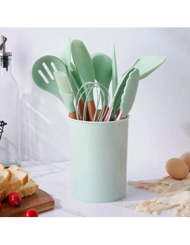 Set 12 ustensiles cuisine silicone qualité...