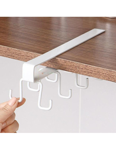 Support suspendu pour tasses et verres avec 12...