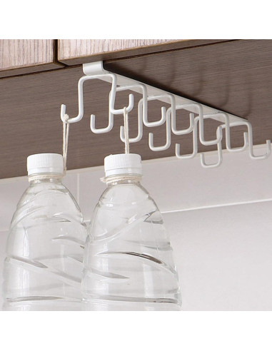 Support suspendu pour tasses et verres avec 12...