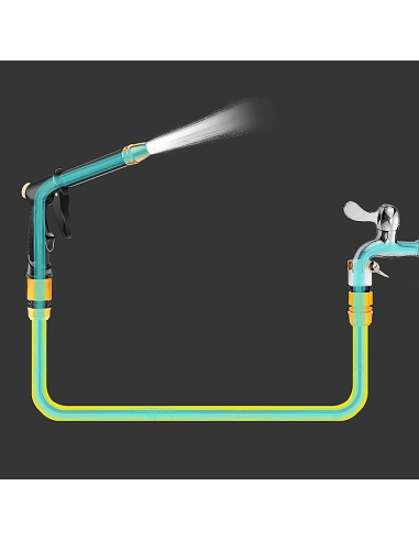 Tuyau de jardin en plastique de 5m avec...