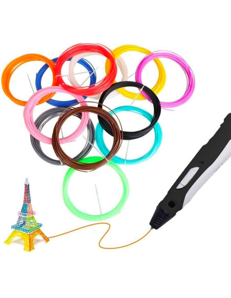 Stylo pour l'impression 3D compatible avec les filaments PLA stéréoscopique