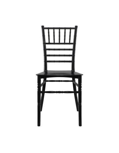 Ensemble de 6 chaises Chiavari noires au design...