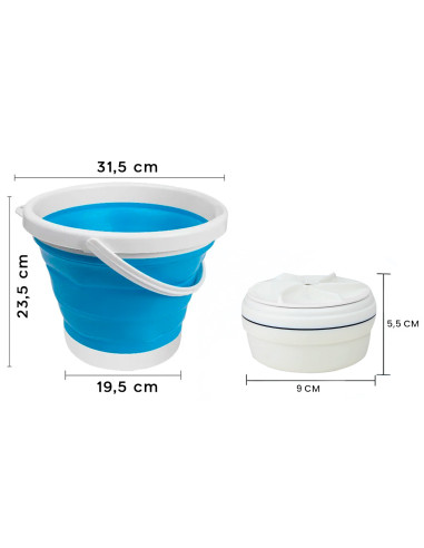Sèche-linge pliable silicone 10L mini...