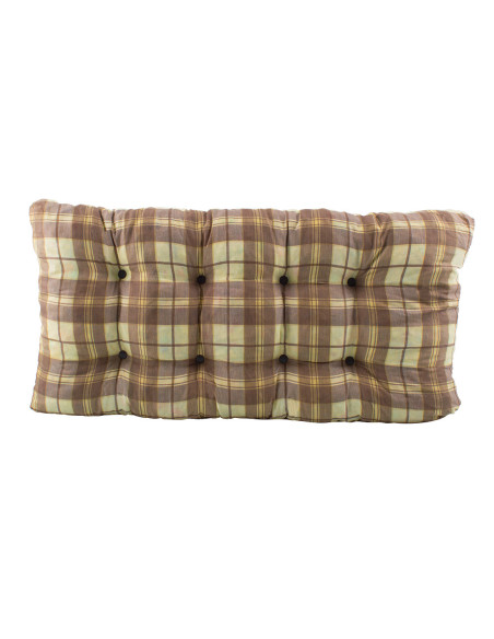 Coussin remplacement rembourré bois pour fauteuil relaxant MAS026 Motif écossais