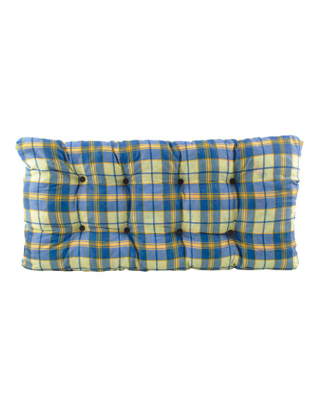 Coussin remplacement rembourré bois pour fauteuil relaxant MAS026 Motif écossais