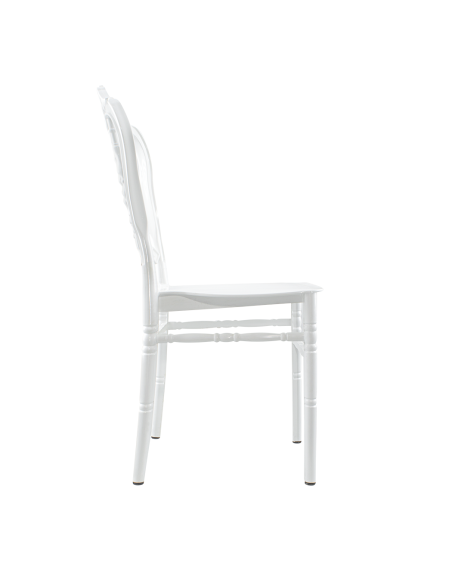 Set 4 chaises Emilia en polypropylène design pour la restauration et événements