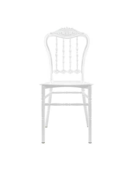 Set 4 chaises Emilia en polypropylène design pour la restauration et événements