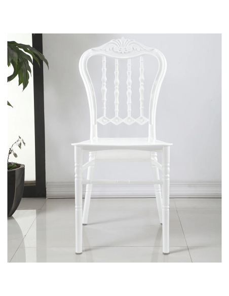 Set 6 chaises Emilia en polypropylène design pour la restauration et événements