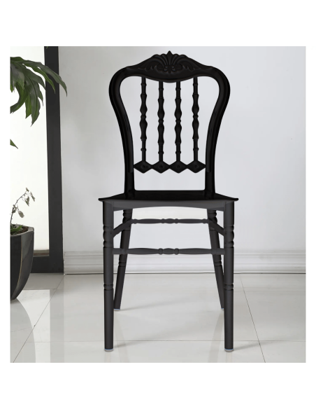 Set 6 chaises Emilia en polypropylène design pour la restauration et événements