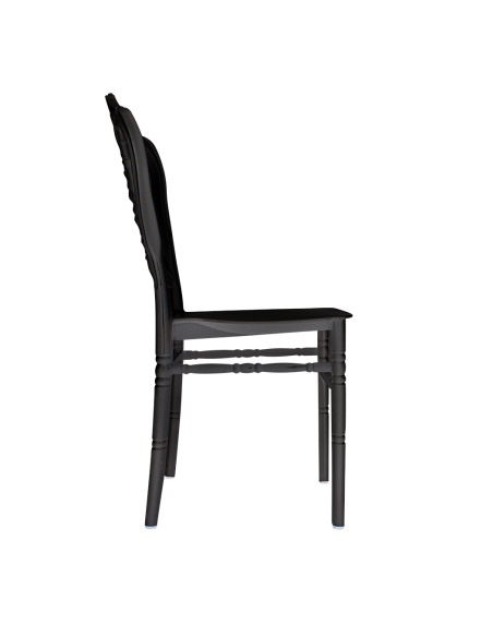 Set 6 chaises Emilia en polypropylène design pour la restauration et événements