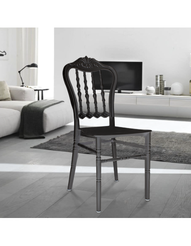 Set 6 chaises Emilia en polypropylène design...