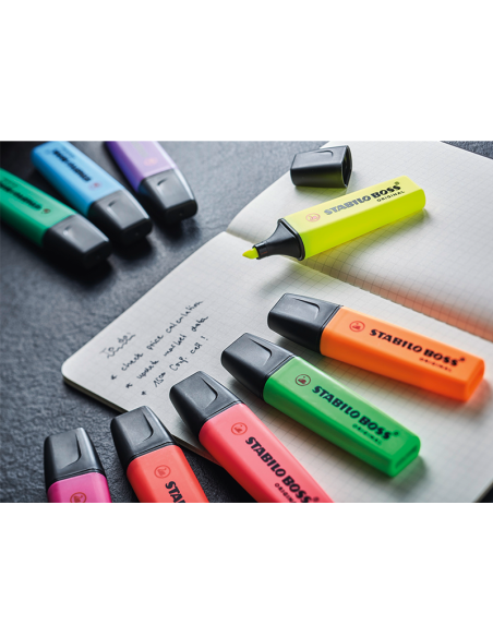 Surligneurs STABILO BOSS Original 23 Couleurs Assorties Édition 50e Anniversaire