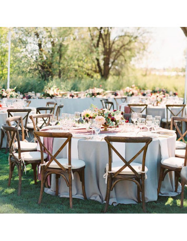 Table pliante ronde ASIA de 180 cm en résine...