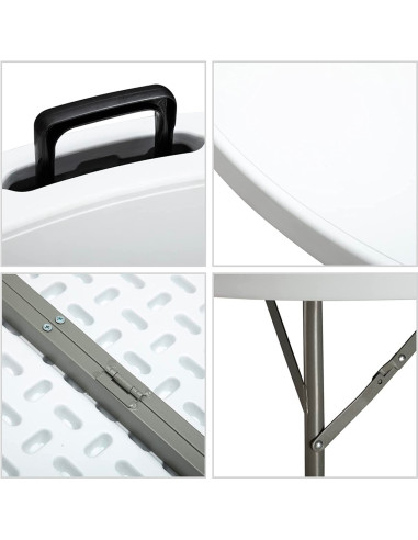 Table pliante ronde ASIA de 150 cm en résine...