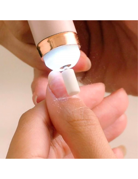 Mini Ponceuse à Ongles Électrique Portable Rechargeable 12000 tr/min 2 Vitesses