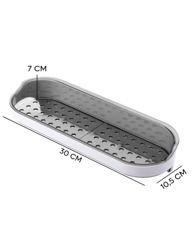 Étagère murale adhésive de rangement avec 4...