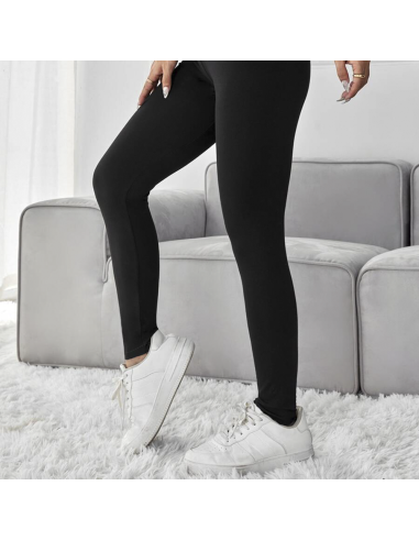 Leggings Taille Haute pour Femme en Tissu...