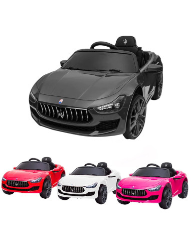 LT880 MASERATI GHIBLI voiture électrique pour enfants avec lumière LED 12V e MP3