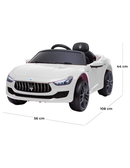 LT880 MASERATI GHIBLI voiture électrique pour enfants avec lumière LED 12V e MP3